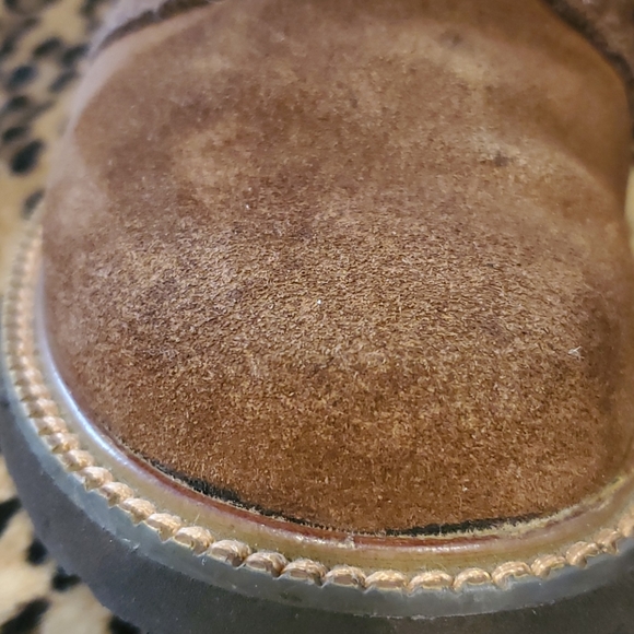 Earth Shoes Brown Suede Ankle Boot Size 7 1/2 - Picture 9 of 10